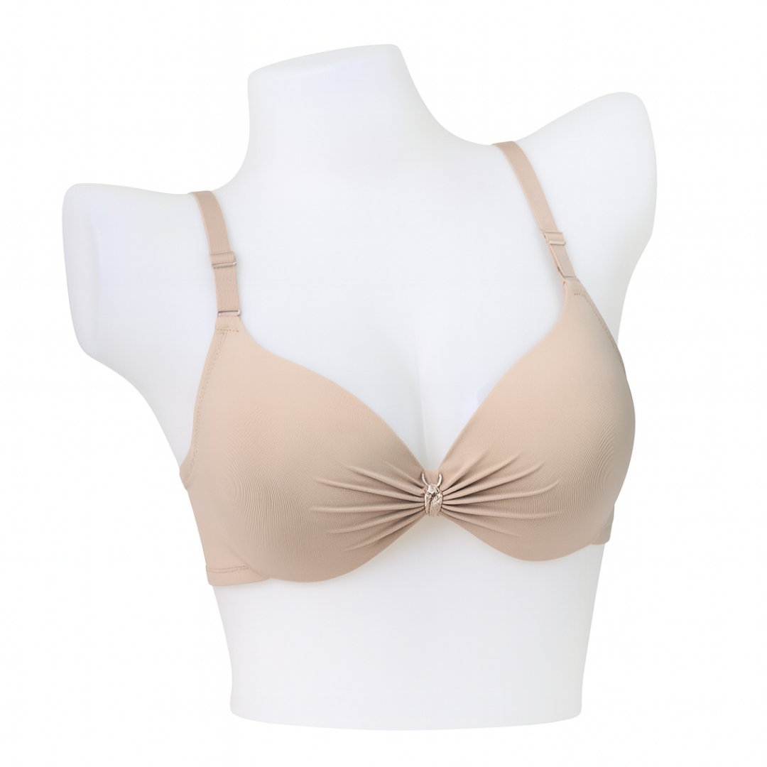 Nude Plunge Padded T-Shirt Bra