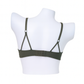 Olive Lace Double-Strap Non-Wired, Adjustable Bra